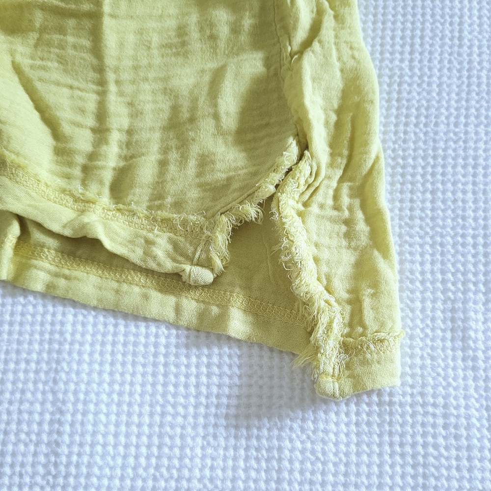 For the Republic Chartreuse V-Neck Top - NWT - Picture 7 of 13